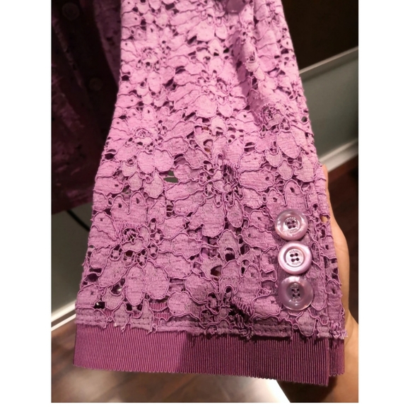 Gucci purple lace cardigan jacket - Picture 6 of 8